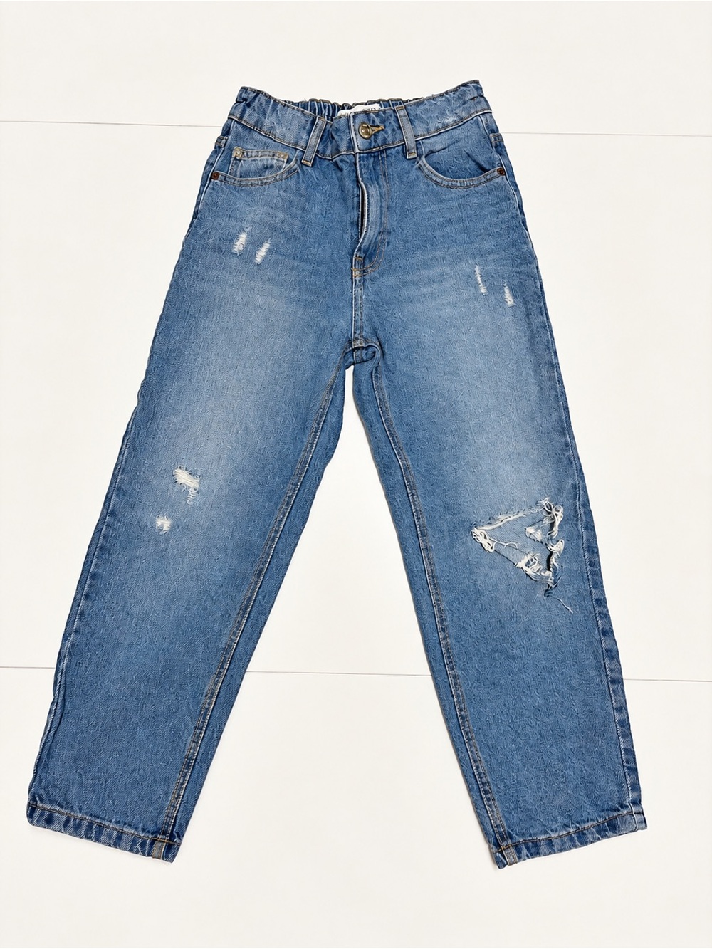 Zara Distressed Blue Kids Jeans